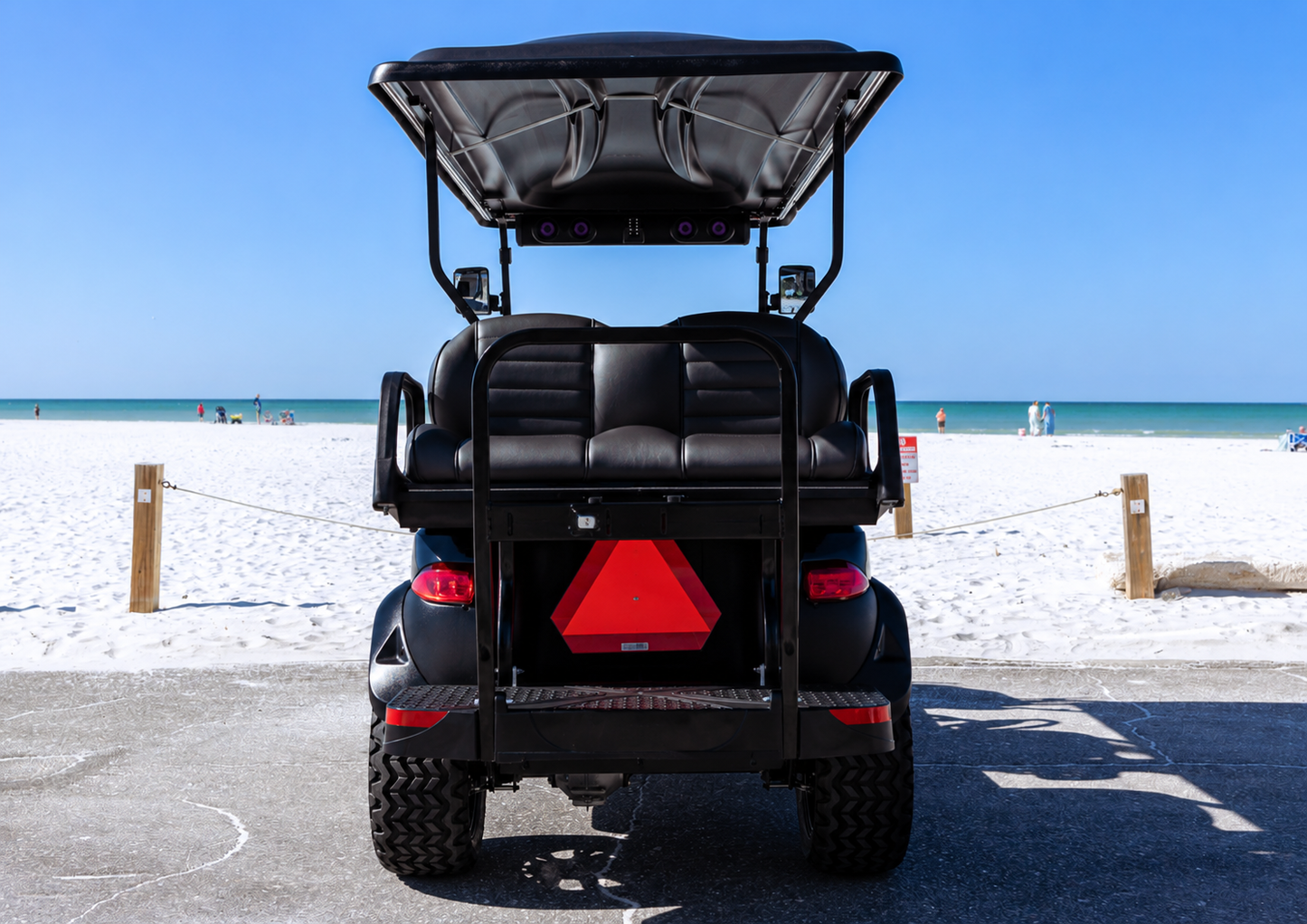 Black Golf Cart 6 seater