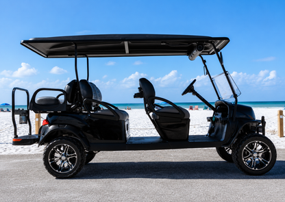 Black Golf Cart 6 seater