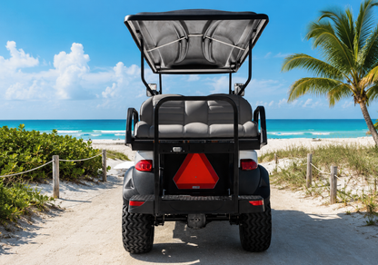 White Golf Cart 6 Seater